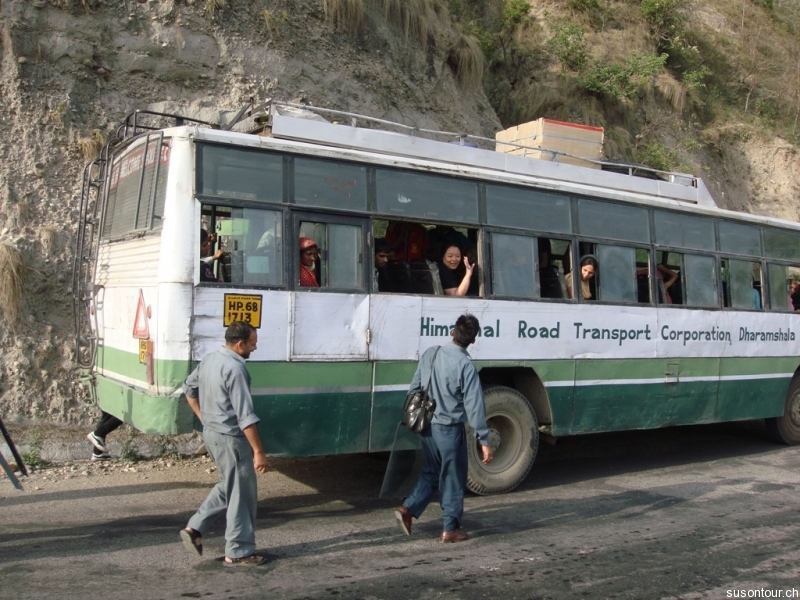 Busfahrt Amritsar - McLeod Ganj